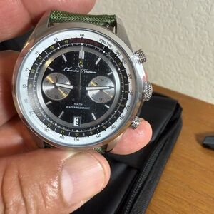 Charles Hutton “Defender”Chronograph Meca-Quartz Seiko VK64 Movement Men’s Watch
